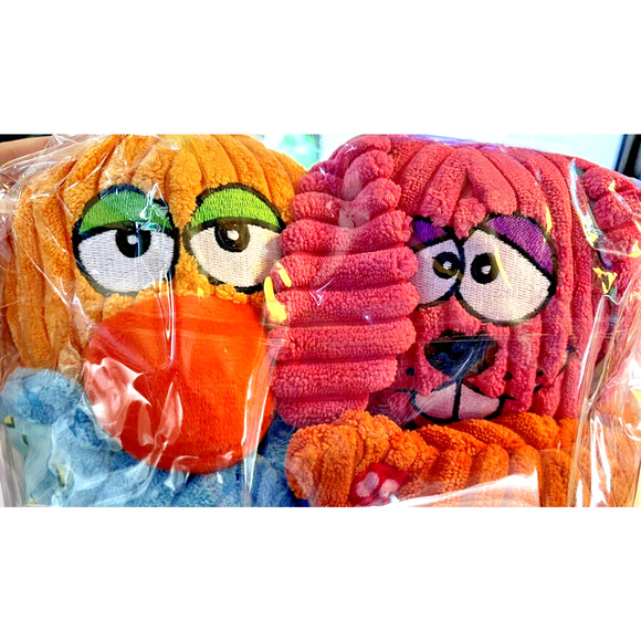 Better Line Hand Puppets NEW 4 Animals Colorful Bunny Duck Cat Elephant Sealed - Picture 5 of 8